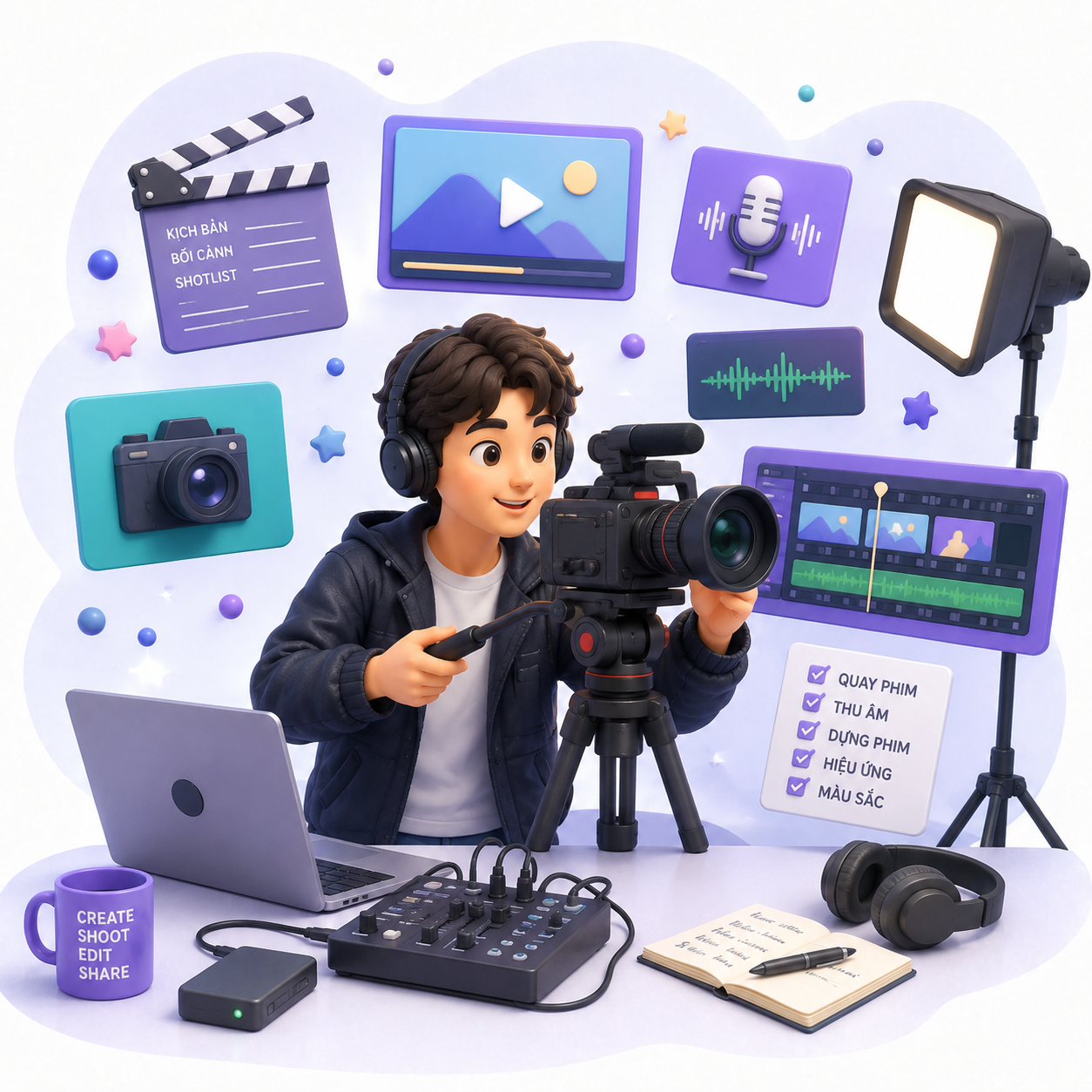 Minh họa Media Production
