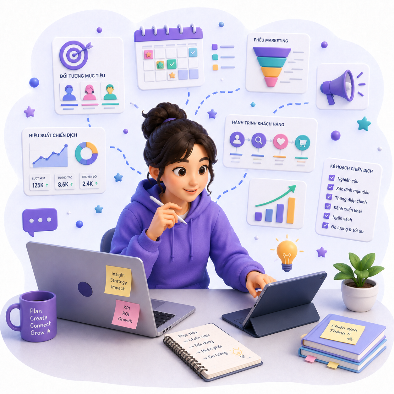 Minh họa Digital Strategy