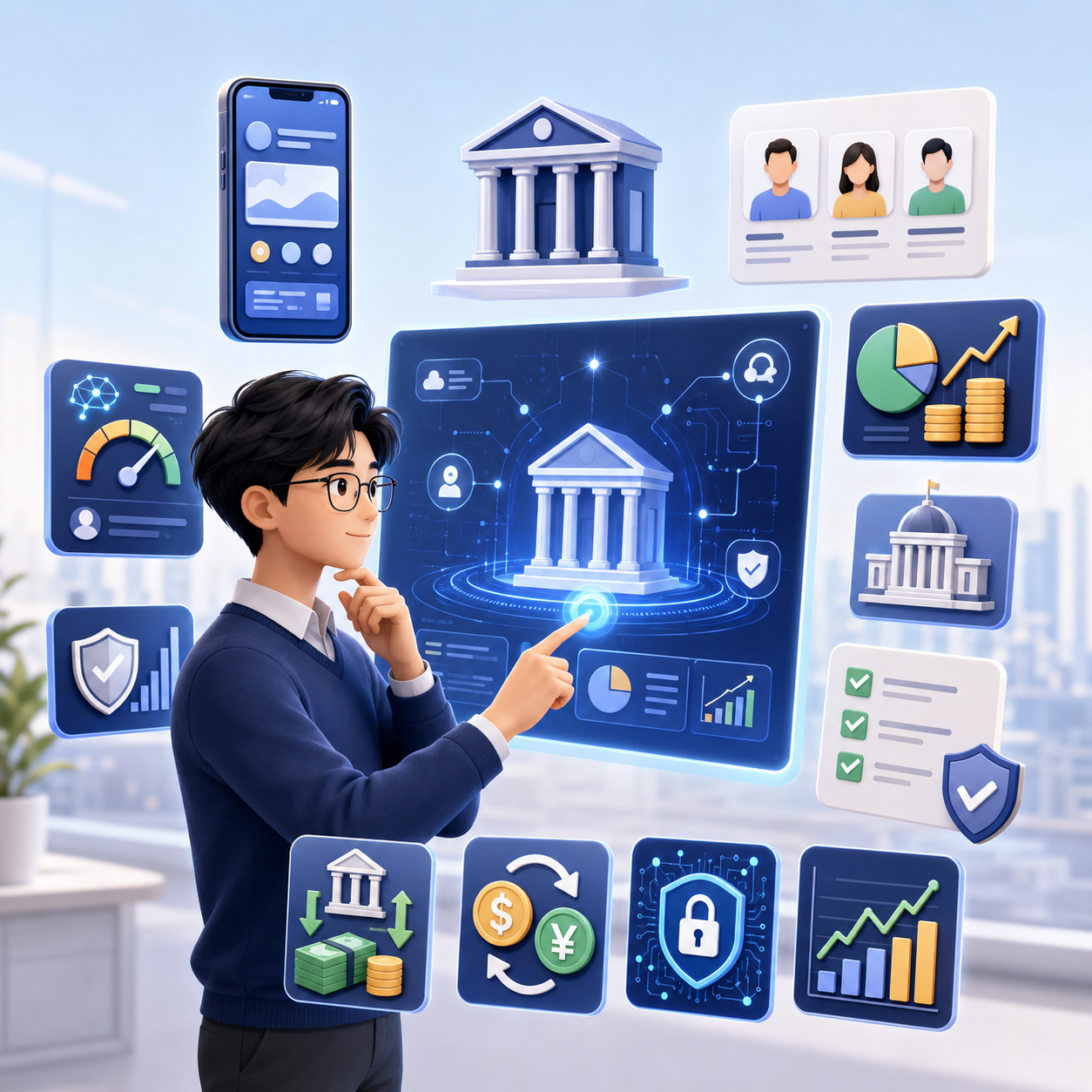 Minh họa Digital Banking