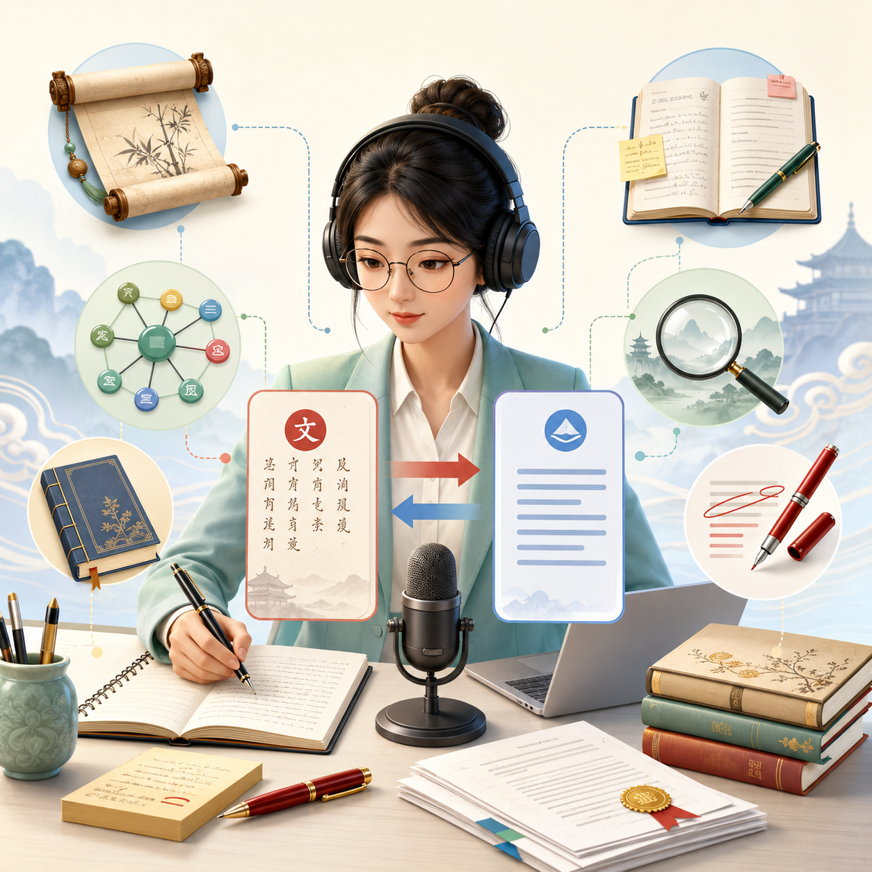 Minh họa Advanced Translation
