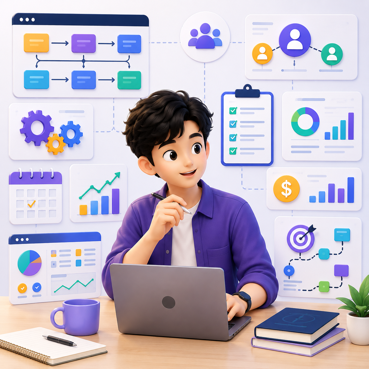 Minh họa Digital Management