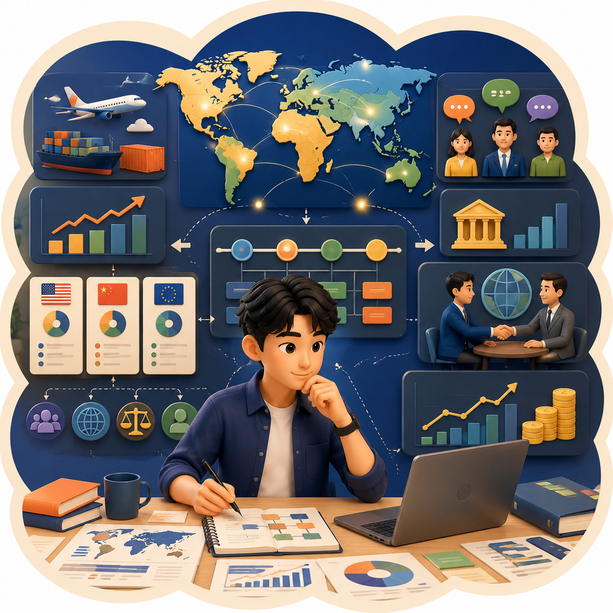 Minh họa Global Strategy